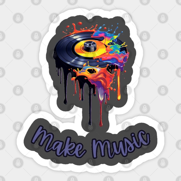 Music Quote Make Music Sticker by stickercuffs